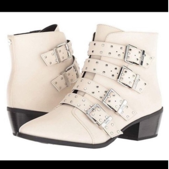 Sam Edelman Ivory Buckle Booties - Picture 4 of 8